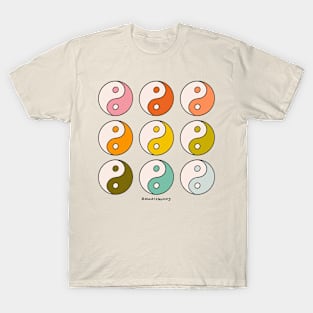 Rainbow Yin Yang T-Shirt